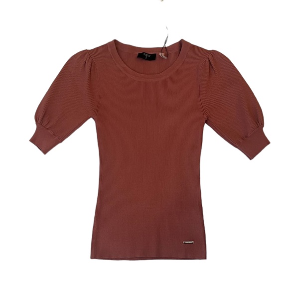 Tahari Puff Sleeve Ribbed Sweater(NWT) - Picture 1 of 5